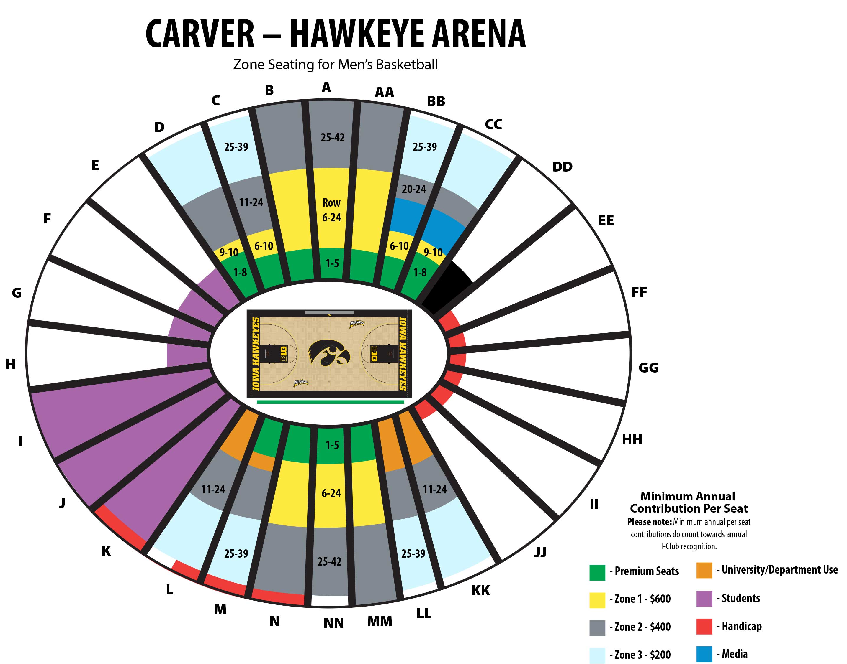 Carver Hawkeye Arena Seating Chart: An Ultimate Guide to the Best Seats